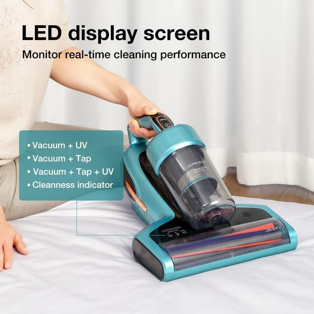 Jimmy BX7 Pro Mattress Vacuum Cleaner – With Intelligent Dust Sensor, UV Light & 60°C Heat