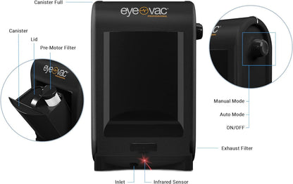 EyeVac Pro Touchless Stationary Vacuum Cleaner – 1400W, Infrared Sensors & HEPA Filter