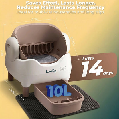 Lumeklar PureCycle™ | Automatic Self-Cleaning Litter Box with Odor Sterilization