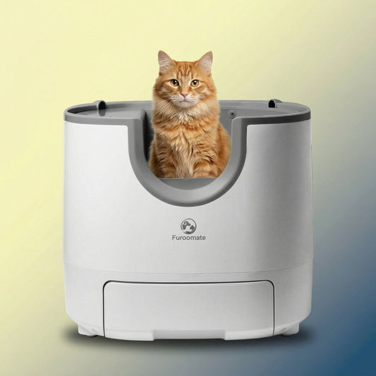 Furoomate Automatic Self-Cleaning Cat Litter Box – Large Open Design & Safety Sensors