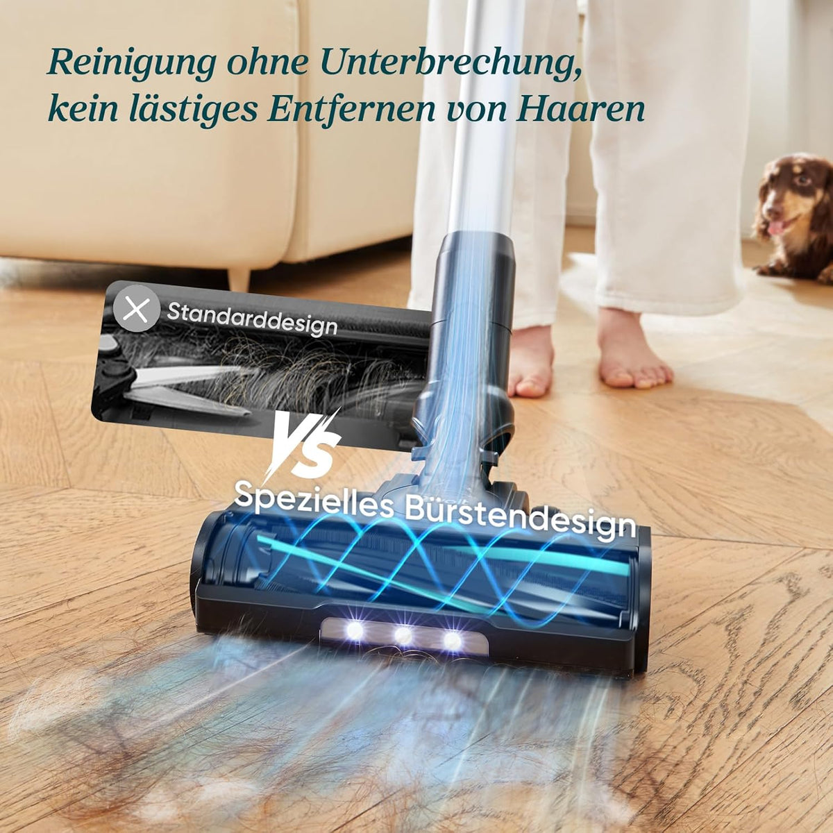 Levoit LVAC-200 MAX Cordless Vacuum Cleaner (Anti-Tangle & HEPA)