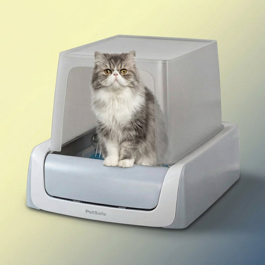 PetSafe ScoopFree Crystal Plus Self-Cleaning Cat Litter Box – Front Entry & Crystal Litter System