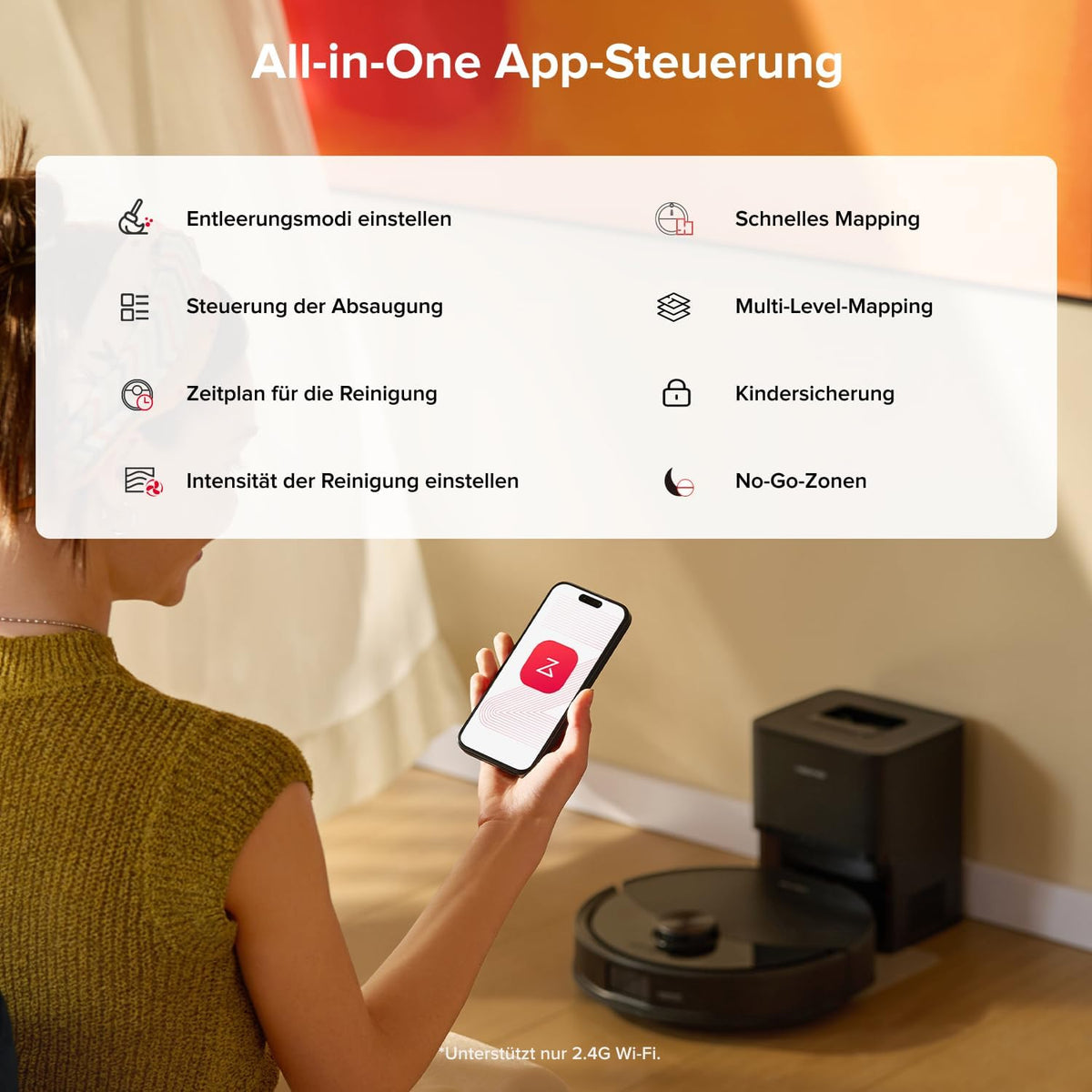 Roborock Q10 S5+ Set Robot Vacuum (10,000 Pa, VibraRise 2.0, Auto-Empty Dock)