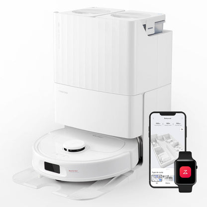 Roborock QV 35A – Vacuum & Mop Robot with 8000 Pa Suction, Mop Lifting, Obstacle Avoidance, and All-in-One Dock