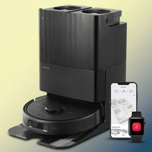 Roborock QV 35A – Vacuum & Mop Robot with 8000 Pa Suction, Mop Lifting, Obstacle Avoidance, and All-in-One Dock