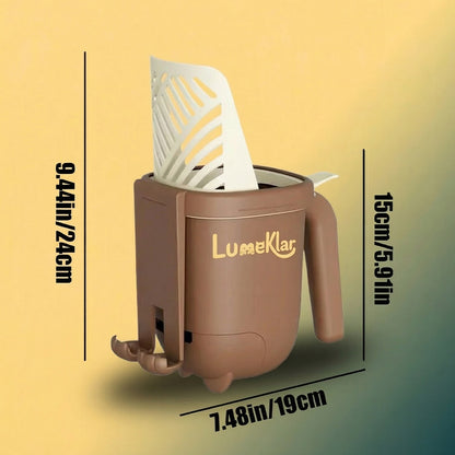 Lumeklar SilkGlide™ | One-Click Self-Cleaning Slicker Brush for Cats & Dogs