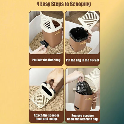 Lumeklar SilkGlide™ | One-Click Self-Cleaning Slicker Brush for Cats & Dogs