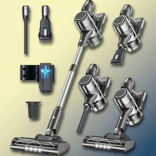 Syntecno VC7211 Cordless Vacuum Cleaner 35KPa (350W, 65 Min Runtime, Touch Display)